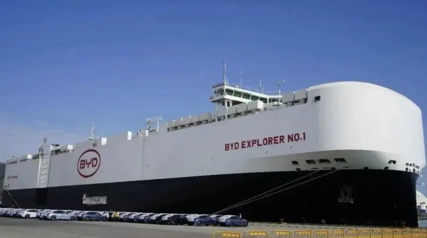 BYD’s “Pioneer 1” RoRo Ship Embarks on Second European Voyage, Delivering Vehicles to the UK, Netherlands, and Spain